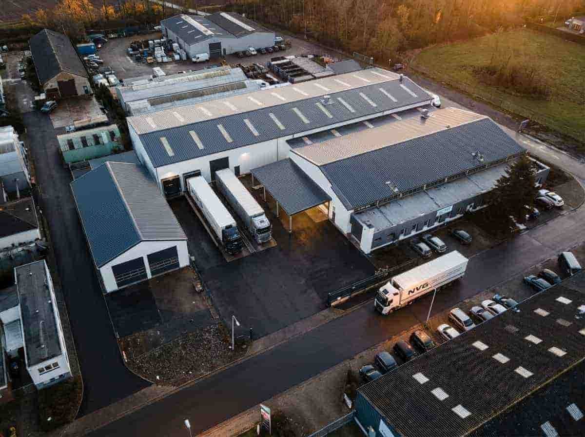 Modern glass corporate architecture
